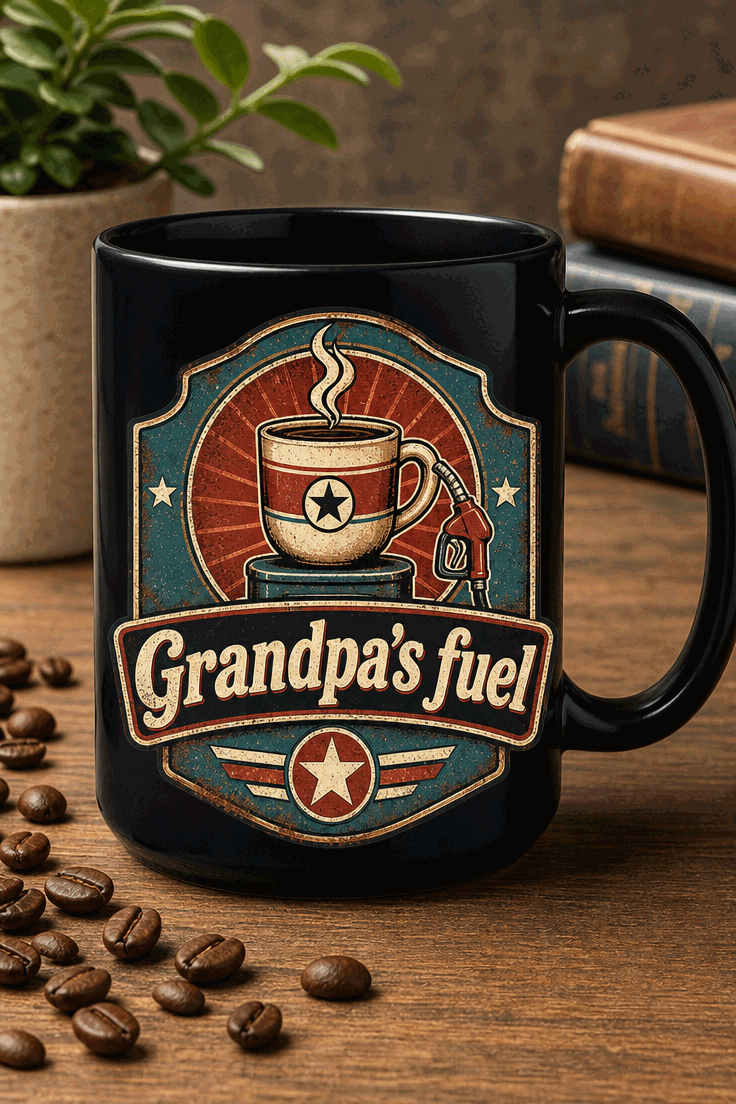 Funny Grandpa Mug - Grandpa's fuel